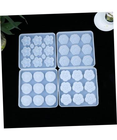 STOBOK 9 Resin Epoxy Silicone Molds Flower Soap Silicone Epoxy Molds Epoxy Resin The Flowers Pendant - Buy Online on SooperMarket.com