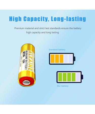 A27 Battery - Long-Lasting 12V Alkaline Batteries (5 Pack) for Doorbells & Remotes - Buy Internationally - Buy Online on SooperMarket.com