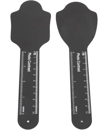 2Pcs Intraoral Photo Contraster Dental Background Board Orthodontic Photographic Contraste Long Handle Ral Photo Background Board with Scale - Buy Online on SooperMarket.com