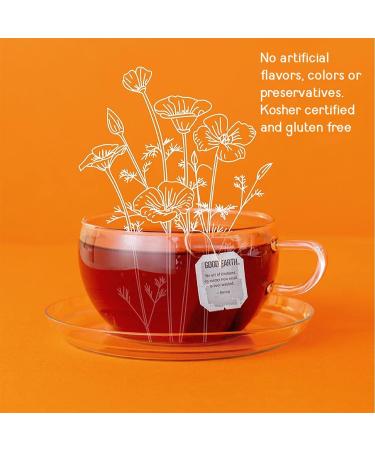 Good Earth Sweet & Spicy Herbal & Black Tea - 18 Count Tea Bags (Pack of 6) - Premium Flavor - Buy Online on SooperMarket.com