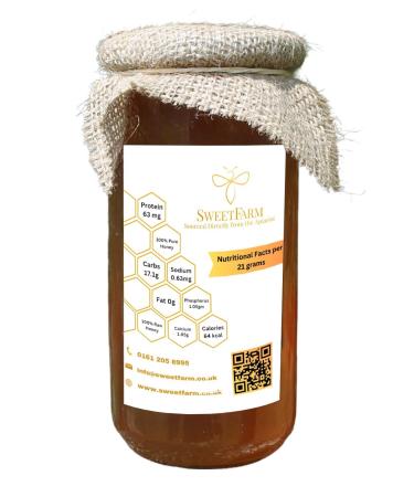 Mountain Raw Wildflower Honey Natural Delicious Rich Flavour Pure Bee Honey Runny Natural Spanish Unpasteurised Unheated Wildflower Honey Mountain Honey Wild Flower 5 Kg