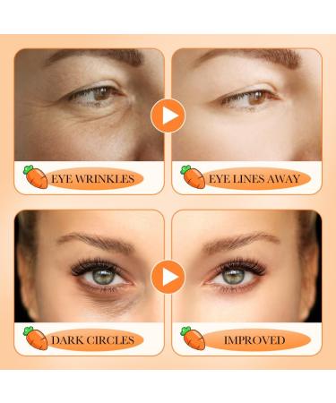 Carrot Eye Cream - Anti Dark Circles Reduces Bags & Moisturizes Dry Skin | Firming Eye Care - Buy Online on SooperMarket.com