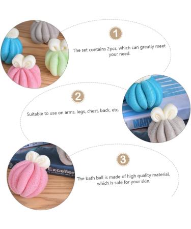 Angoily 6 Pcs Bath Ball - Mini Tub Sponge for Men & Women | Soft & Durable | Perfect for Relaxation - Buy Online on SooperMarket.com