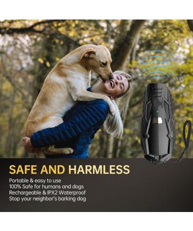 Anti Barking Device Ultrasonic Small & Portable Stop Dog Barking Device Handheld No Bark Dog Barking Control Device with Widely Control Range Bark Stopper for Puppy Small Large Dog Outdoor Indoor Black#201 - Buy Online on SooperMarket.com