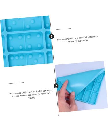NUOBESTY Chocolate Candy Molds Chocolate Molds 2pcs Mold Silica Gel 3D Chocolate Candies Self Made Resin Molds Dominoes Resin Moulds Bluex2pcs 20.5X8.5X0.8CMx2pcs - Buy Online on SooperMarket.com