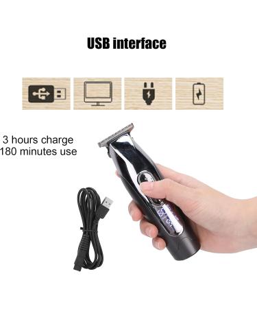 Dioche 2 in 1 Cordless Hair Clippers for Men - USB Rechargeable Electric Hair Trimmer & Professional Cutting Kit with Limit Combs & Cleaning Brush - Buy Online on SooperMarket.com