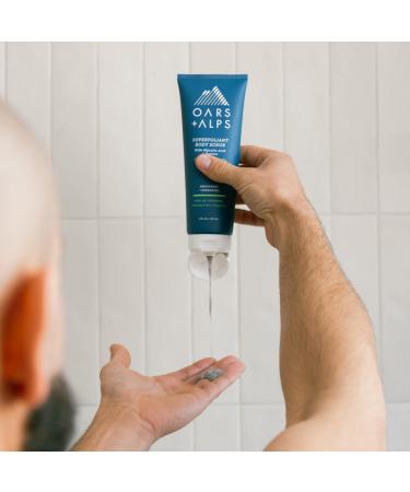 Oars + Alps Superfoliant Body Scrub - Dermatologist Tested Clean Ingredients Niacinamide & Coconut Oil - 8 Fl Oz | International Shipping Available - Buy Online on SooperMarket.com