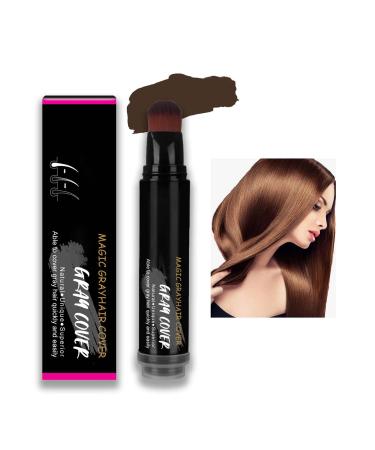 Trendyfave Temporary Hair Dye Brown Disposable Hair Colour Wax Liquid Instant White Hair Coverage - Natural Hairstyle Hair Dye Temporary Hair Wax Colour for Unisex Men Women