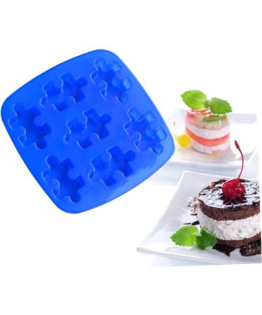 HOMSFOU 2pcs Candy Molds Silicone Mold Silicone Candy Mold De para Gelatinas Chocolate Molds DIY Cake Mold Chocolate Moulds Chocolate Making Shape Puzzle Ice Making mediumx2pcs As Shownx2pcs - Buy Online on SooperMarket.com