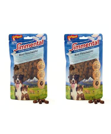 DeliBest Simmental beef cubes approx. 1cm 180 g (pack of 2)