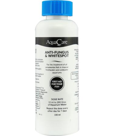 AquaCare Anti-Fungus & White Spot 250ml - Effective Aquarium Treatment - Buy Online on SooperMarket.com
