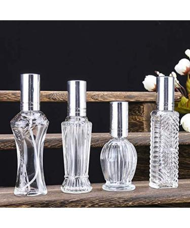 H&D Vintage Refillable Perfume Bottles - 4pcs Glass Spray Bottles | Perfect Wedding Gifts for Her - Buy Online on SooperMarket.com