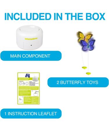 Interactive Cat Toy - All For Paws Flutter Bug Wand with Motion-Activated Butter-fly - Buy Online on SooperMarket.com