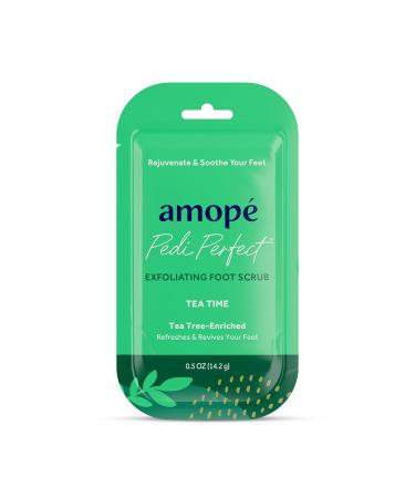 Amop Pampering Kit - Charcoal Tea Tree & Epsom Salt Foot Scrubs Invigorating Soak & Rejuvenator - Luxury Gift Set for Tired Legs & Feet - International Shipping Available - Buy Online on SooperMarket.com