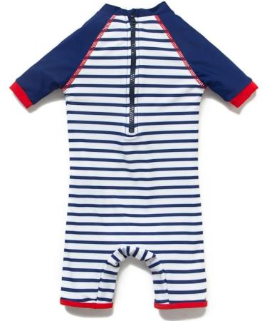 BONVERANO Baby Boy Long-Sleeve UV 50+ Swimsuit, 24 Months - One Zip Captain - Buy Online on SooperMarket.com