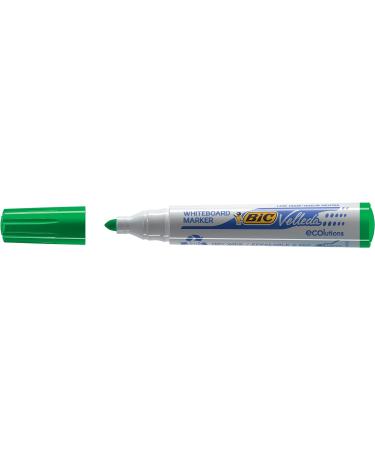 BIC 1701 Whiteboard Marker Velleda ECOlutions Box of 12 - Green Round Tip 1.4 mm Line Width | International Shipping Available - Buy Online on SooperMarket.com