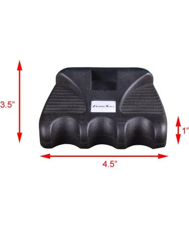 GAMESUN 3-Hole Weighted Pool Cue Holder with 4 Chalks - Cue Sticks Organizer - Buy Online on SooperMarket.com