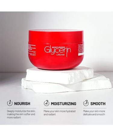 Glycerin Moisturizing Body Lotion & Face Cream - Non-Greasy Oil-Free Hydration for Dull Skin Reduces Wrinkles 280g| International Shipping Available - Buy Online on SooperMarket.com