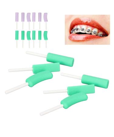 6 Pack Orthodontic Chewies - Portable Hygienic Silicone Aligner Trays for Men & Women | Green - Buy Online on SooperMarket.com