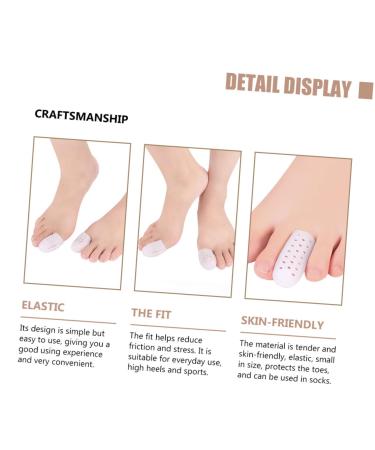 Healeved Silicone Toe Protector Caps - 6 Pairs | Thumb & Big Toe Sleeves for Bunion Relief | Gel Guards for Front Feet - Sebs Material - Buy Online on SooperMarket.com