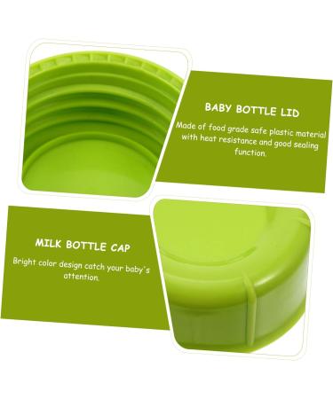 Vaguelly 30 Pcs Baby Bottle Seal Cap Breastmilk Bottles Cap Waterproof Lids for Standard Sized Bottles Girls Water Bottles Baby Water Small Travel Cap Food Grade Pp Mother Greenx3pcs 4.3x4.3x1.5cmx3pcs - Buy Online on SooperMarket.com