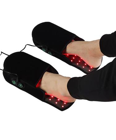 LXT PANDA 1 Pair Red Light Therapy Slipper LED Infrared Light Therapy Device with 850nm 660nm for Foot Pain Relief Foot Nerve Feet