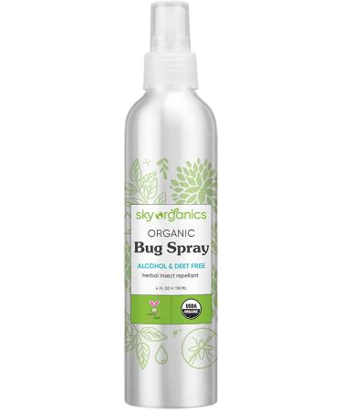 Sky Organics Organic Bug Spray - 4 fl oz (Natural Insect Repellent) - Buy Online on SooperMarket.com