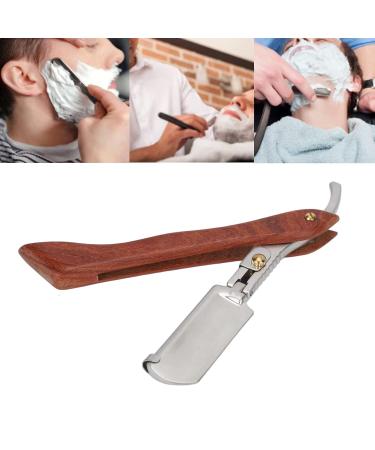 Premium Foldable Razor for Men - Streamlined Design Comfortable Handle & PU Leather Case - Ideal for Hairdressers & Home Use - Buy Online on SooperMarket.com
