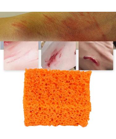 Verdant Touch FX Makeup FX Blood Scar Stubble Effect Wound Makeup Stipple Sponge for Halloween Xmas (Small Hole) - Buy Online on SooperMarket.com