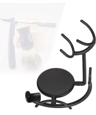 Modern Iron Alloy Shaving Brush & Razor Stand | Premium Home Grooming Essentials - International Shipping Available - Buy Online on SooperMarket.com