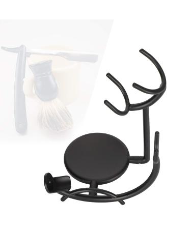 Ankroyu Curved Razor Brush Holder for Men | Premium Dry Brush-Compatible Iron Alloy Shaving Brush - Buy Online on SooperMarket.com