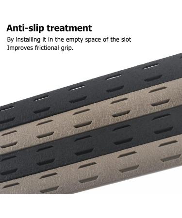 SBGJMY 5 Pack MLOK Keymod Handguard Protector Rail Cover | Rubber Hand Protection for M-LOK Systems - Black - Buy Online on SooperMarket.com