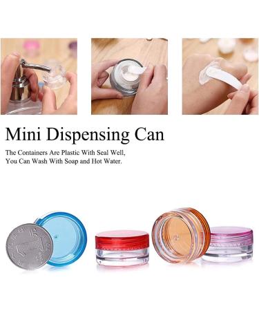 Shop Pudsern 40 Pcs 5G Cosmetic Containers - Empty Round Plastic Jars for Creams Nail Polish Lip Balm & Makeup Storage (10 Colors) - Buy Online on SooperMarket.com