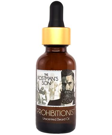 The Postman's Son - PROHIBITIONIST - Unscented Beard Oil - 1 fl oz