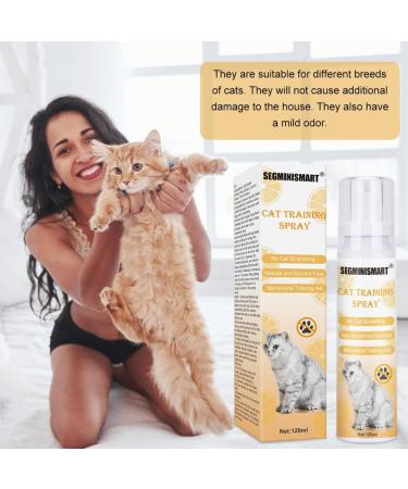 Segminismart Cat Defense Spray - Scratch-Resistant Anti-Scratch Protection for Cats & Dogs Furniture Guard 120ml - Buy Online on SooperMarket.com