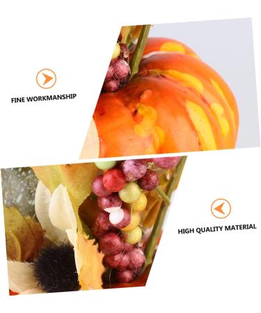 AOKWAWALIY 2pcs Pumpkin Ornaments Sunflower Ornament Simulation Halloween Pumpkin Realistic Pumpkin Photography Prop for Halloween Decor Simulation Pumpkin Household Potted Plant Foam - Buy Online on SooperMarket.com