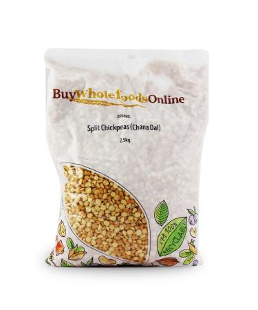 Organic Split Chickpeas (Chana Dal) 2.5kg (BWFO)