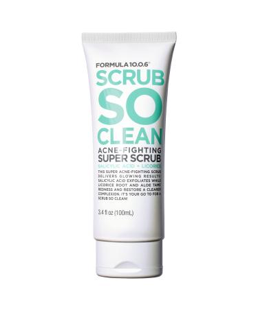Formula 10.0.6 Scrub So Clean Scrub Acne-Fighting Super Scrub - 3.4 Fl Oz (100ml)
