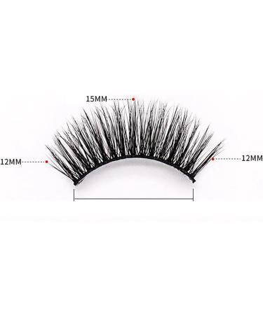 jklashfi 80 Pairs 3D Chemical Fiber Lashes Natural False Eyelashes Dramatic Volume Lashes Makeup Extension Eyelashes - Buy Online on SooperMarket.com