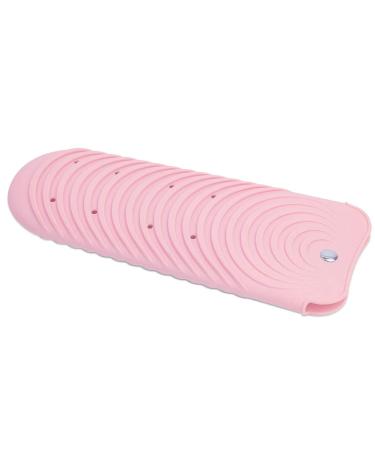 Pink Hair Straightener Pouch Heat Resistant Mat Holder for Flat Iron Curling Iron Hot Hair Tools