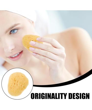 Baluue Natural Facial Sponge Round Cleansing Sponge Cosmetic Removal Sponge Portable Sponge for Facial Cleansing Exfoliating Makeup Removal - Buy Online on SooperMarket.com