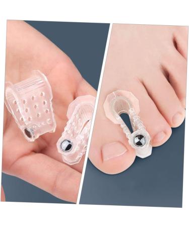 Anneome 4 Pairs Magnetic Splitter Tools for Feet - Pedicure & Yoga Stretcher Dividers for Men & Women - Transparent Valgus Support - Buy Online on SooperMarket.com