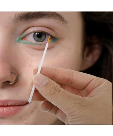 100pcs Disposable Eyeliner Brush - Safe Applicator Eye Makeup Tool | Premium Nylon Cosmetic Brush for Flawless Eye Looks - Buy Online on SooperMarket.com