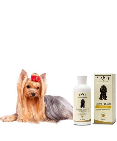 Natural Shampoo + Conditioner 250ml - For Cleaning Dirty Coats Professional Grooming Shampo for deep Cleaning - Loosens and Softens Knots - For Smelly Dogs Linea 101