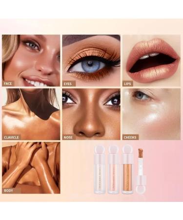 Shimmering Liquid Highlighter with Face Brush - Long Lasting Waterproof Illuminator - 10.00 ml (Pack of 1) - Buy Online on SooperMarket.com