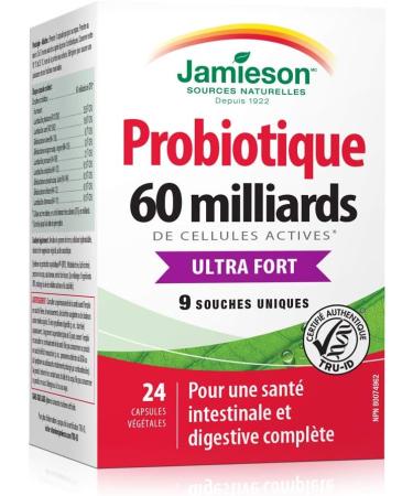 Jamieson Probiotic 60 Billion 24 Capsules & Omega-3 Select 1 000 mg 60 Billion Active Cells SUPPLEMENT + SUPPLEMENT - Buy Online on SooperMarket.com