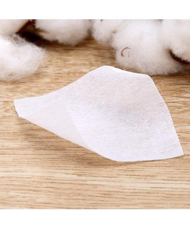 Portable Cleansing Cotton 400pcs Organic Cotton Pads Makeup Cotton Wipes Makeup Napkins Remover Organic Coton Wipes Natural Cosmetic Squares Puff Soft Comfortable (Color : White Size : 5 * 6) 5*6 White - Buy Online on SooperMarket.com