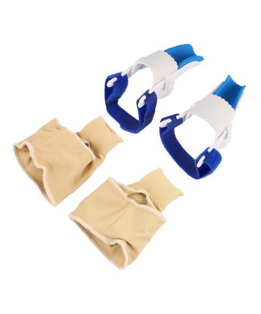 Healeved 1 Set 6 Toe Nail Protector Pedicure Stand Thumb Splint Hallux Valgus Toe Dividers Pedicure Bunion Splint Wrap Appliance Bunion Dropshipping Assorted Color 01 13X6cm