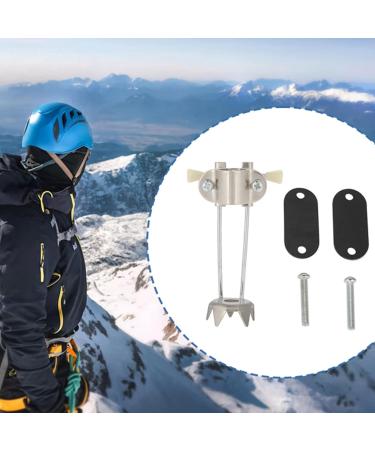 Cane Ice Grip Attachment Outdoor Non-Slip Walking Mobility Crutches Ice Grip Hiking Pole Tip with Protective Rubber Pads - Buy Online on SooperMarket.com