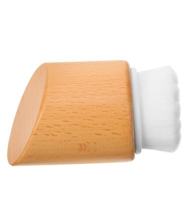 PLAFOPE Beech Wood Facial Cleansing Brush Exfoliating Face Scrubber Face Scrubber Exfoliator Brush Facial Scrubber Face Brush Exfoliator Face Scrubbers Washbasin The Face Fiber